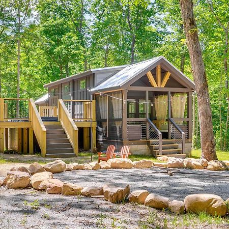 Monteagle Cabin With Swim Spa, Sauna And Fire Pit! Bagian luar foto